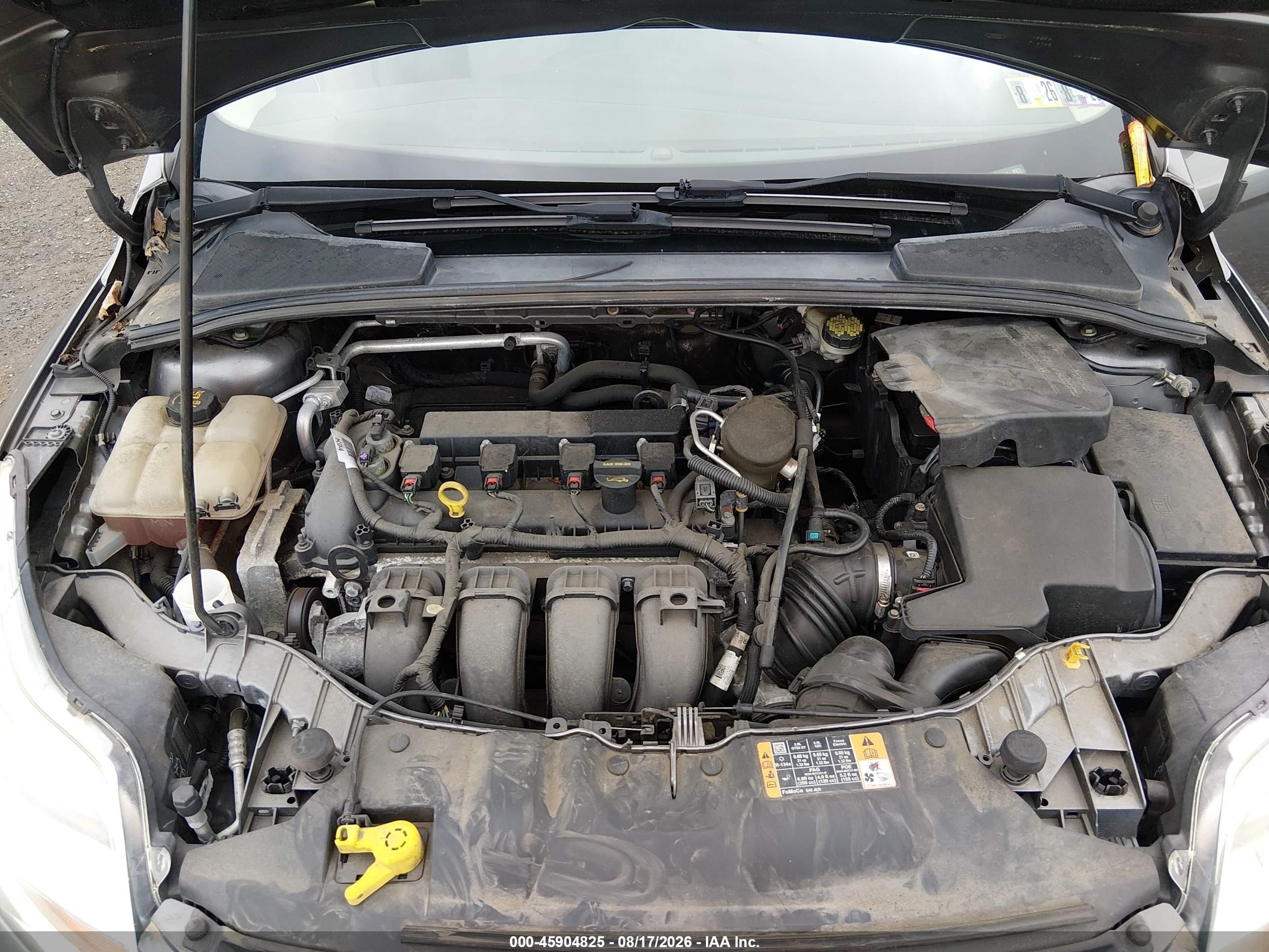 2014 Ford Focus Se Gray vin: 1FADP3F24EL366711