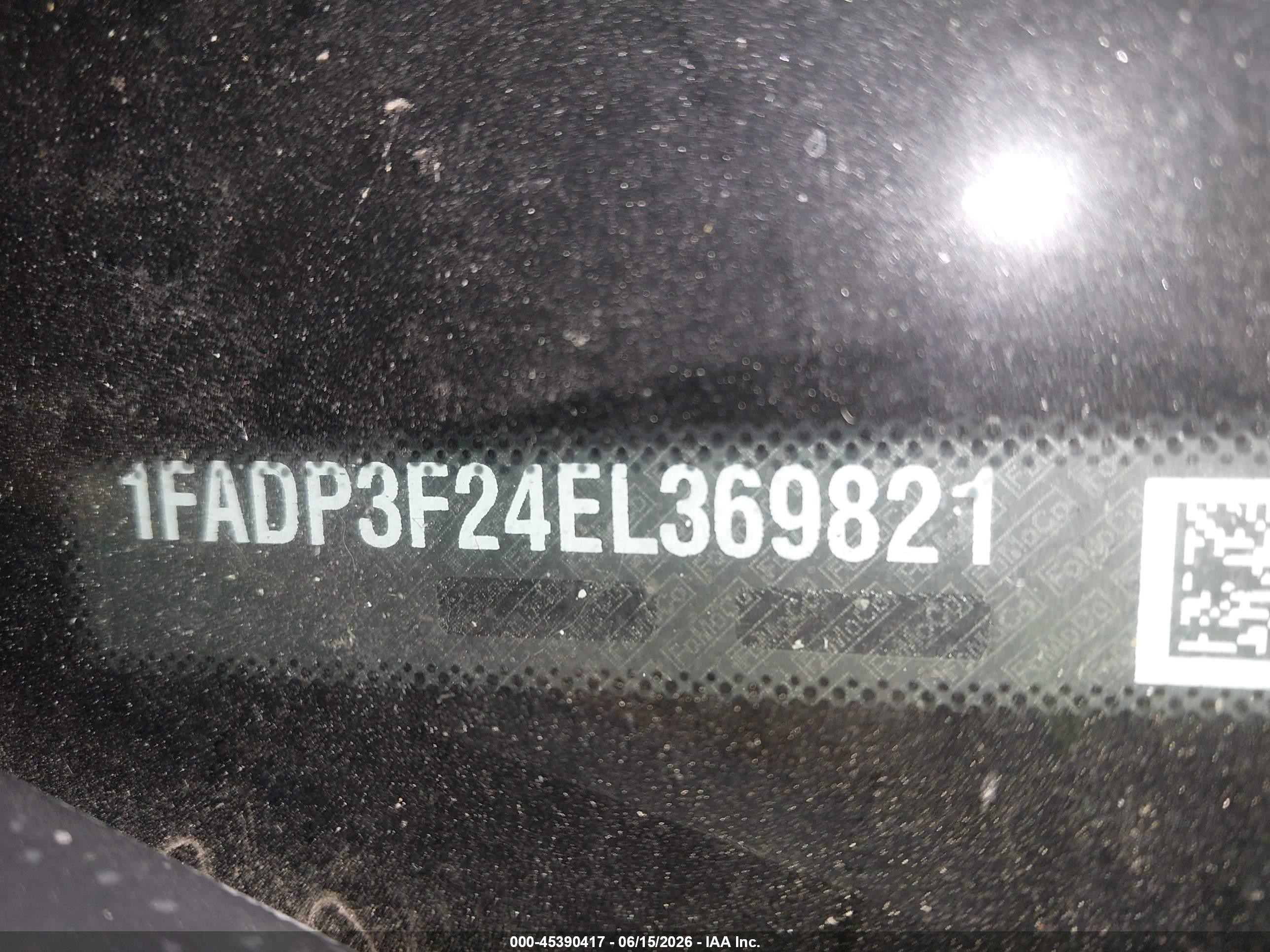2014 Ford Focus Se Gray vin: 1FADP3F24EL369821