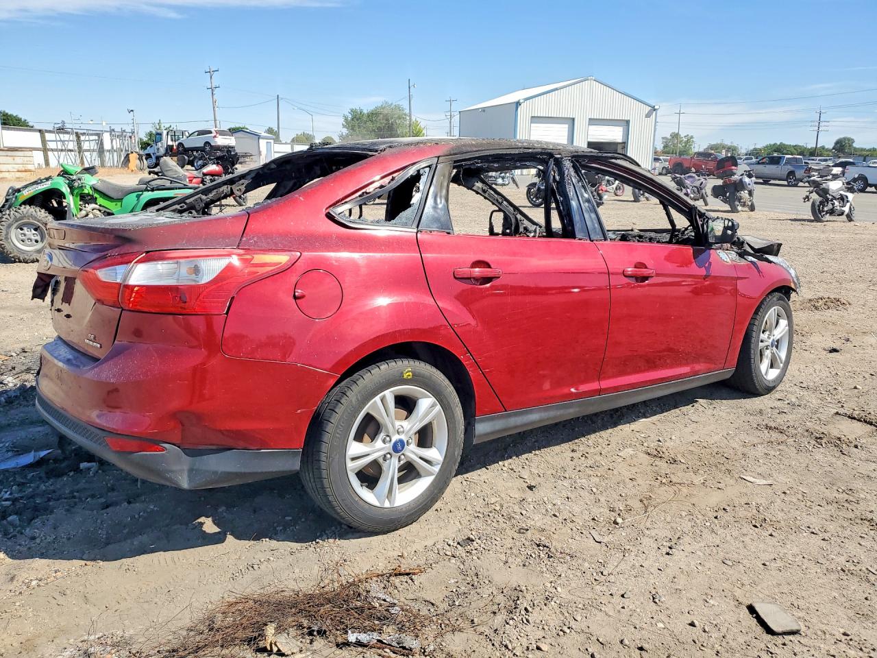 2014 Ford Focus Se Burn vin: 1FADP3F24EL373867