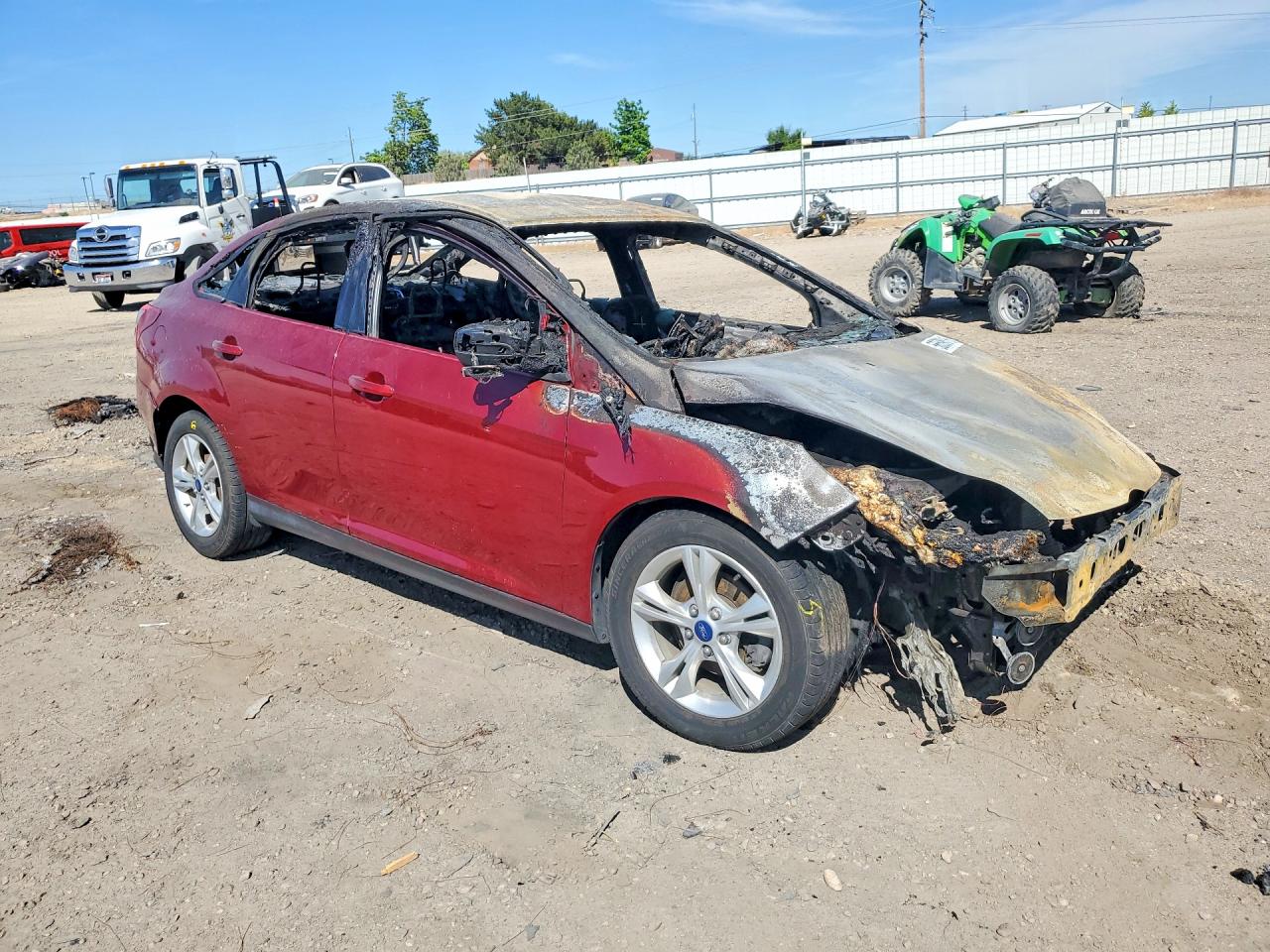 2014 Ford Focus Se Burn vin: 1FADP3F24EL373867