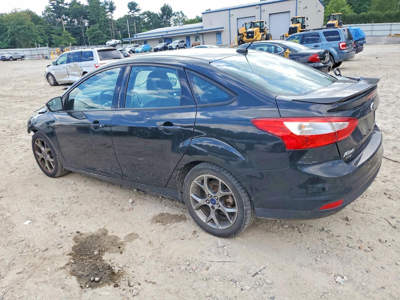 2014 Ford Focus Se Black vin: 1FADP3F24EL386084
