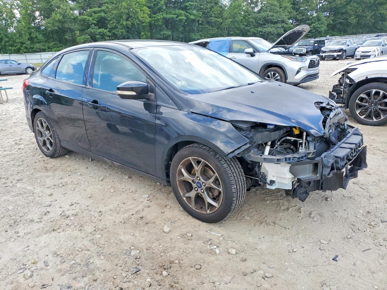 2014 Ford Focus Se Black vin: 1FADP3F24EL386084