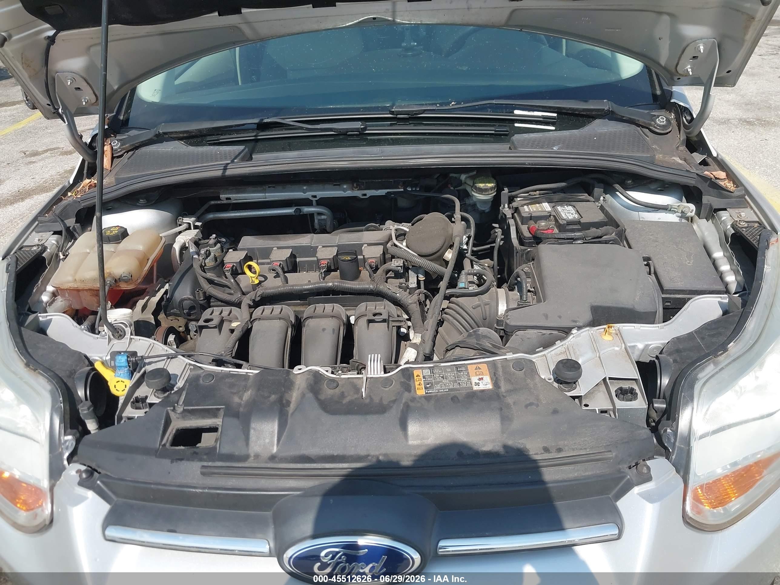 2014 Ford Focus Se Silver vin: 1FADP3F24EL410755