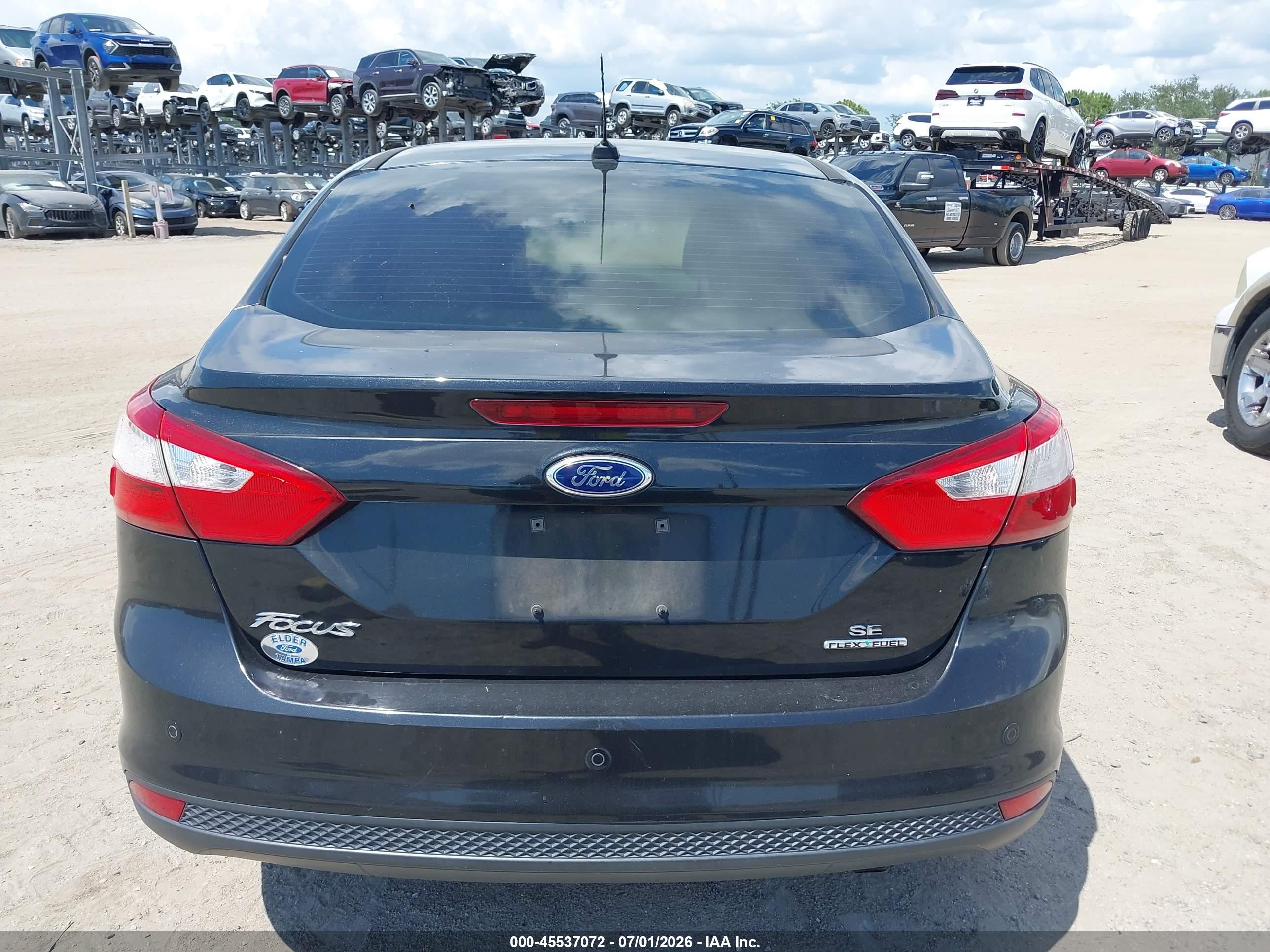 2014 Ford Focus Se Black vin: 1FADP3F24EL426566