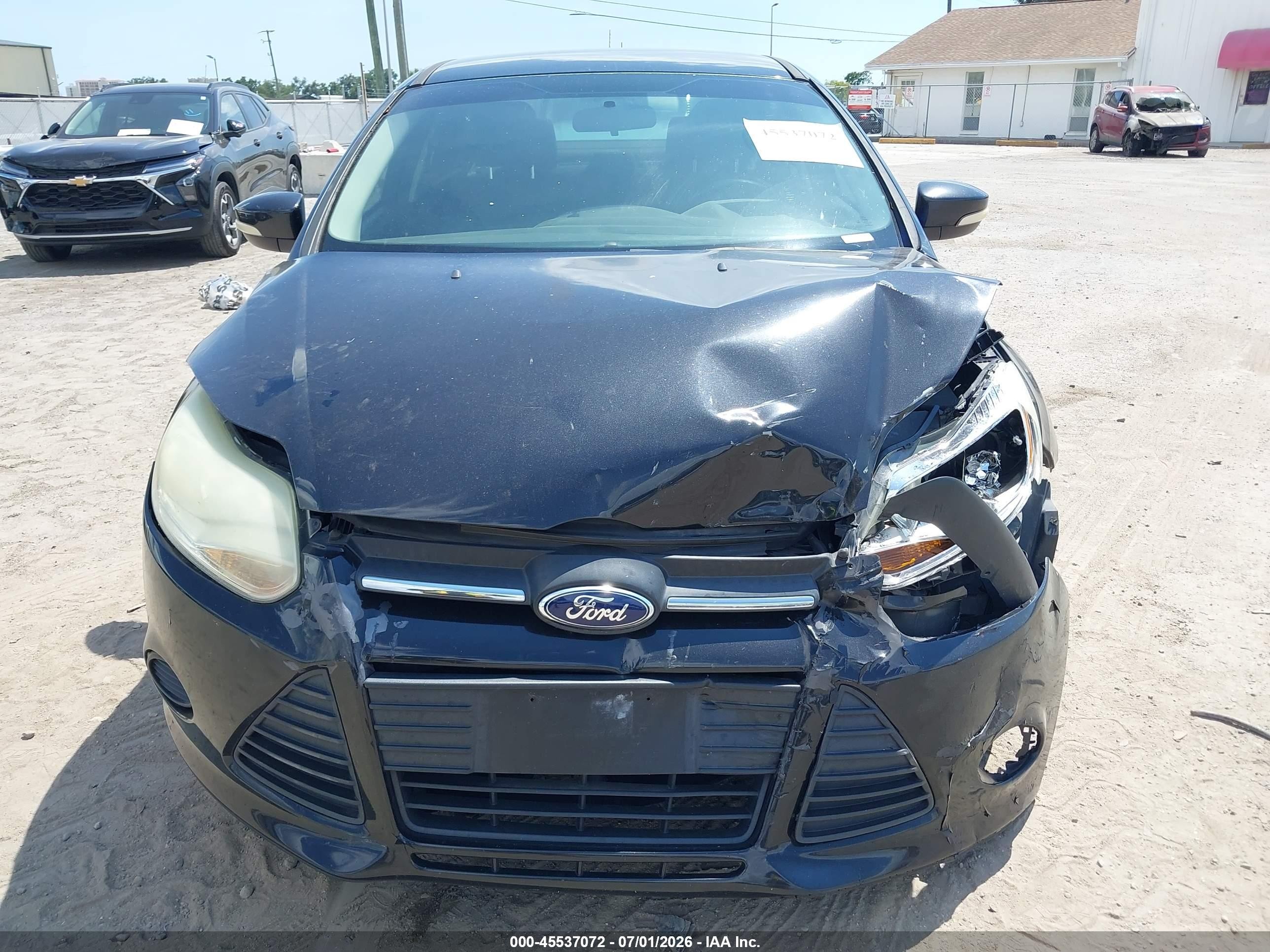 2014 Ford Focus Se Black vin: 1FADP3F24EL426566