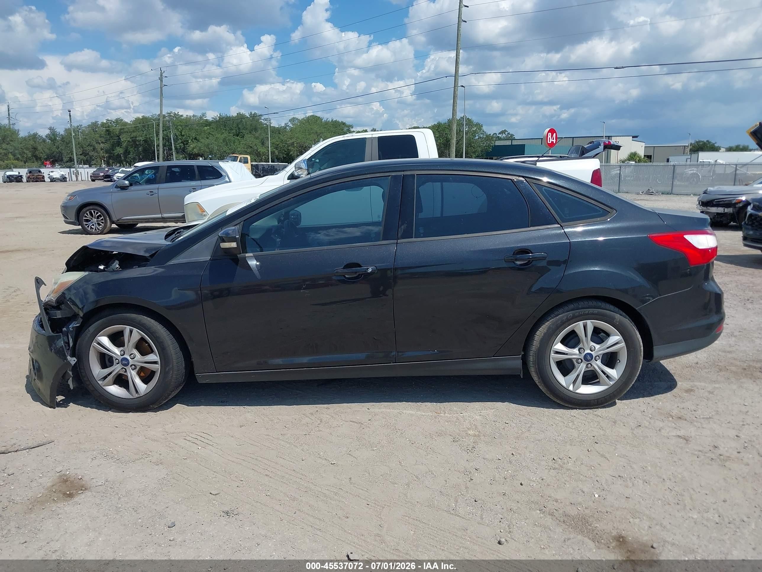 2014 Ford Focus Se Black vin: 1FADP3F24EL426566