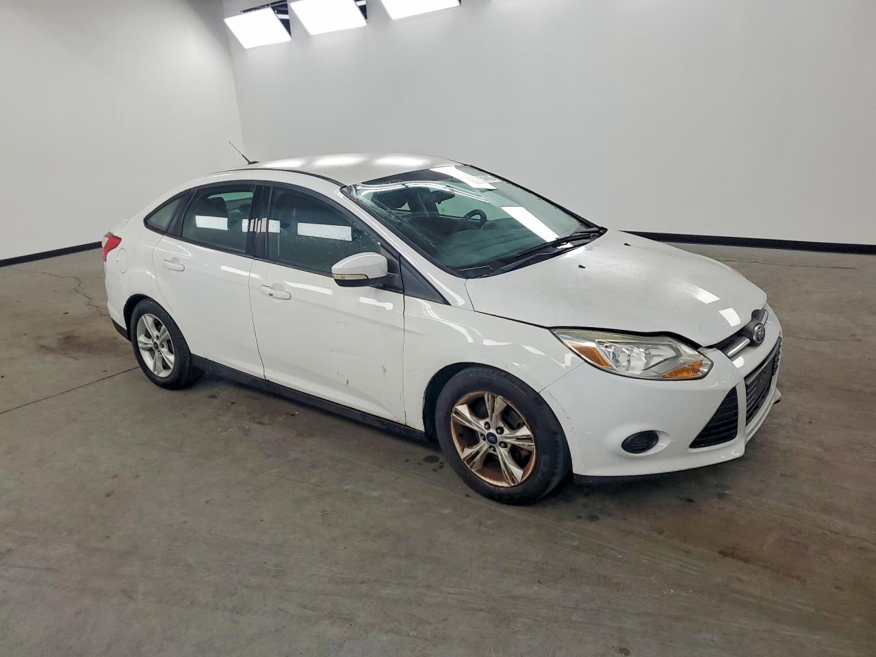 2014 Ford Focus Se White vin: 1FADP3F24EL427538