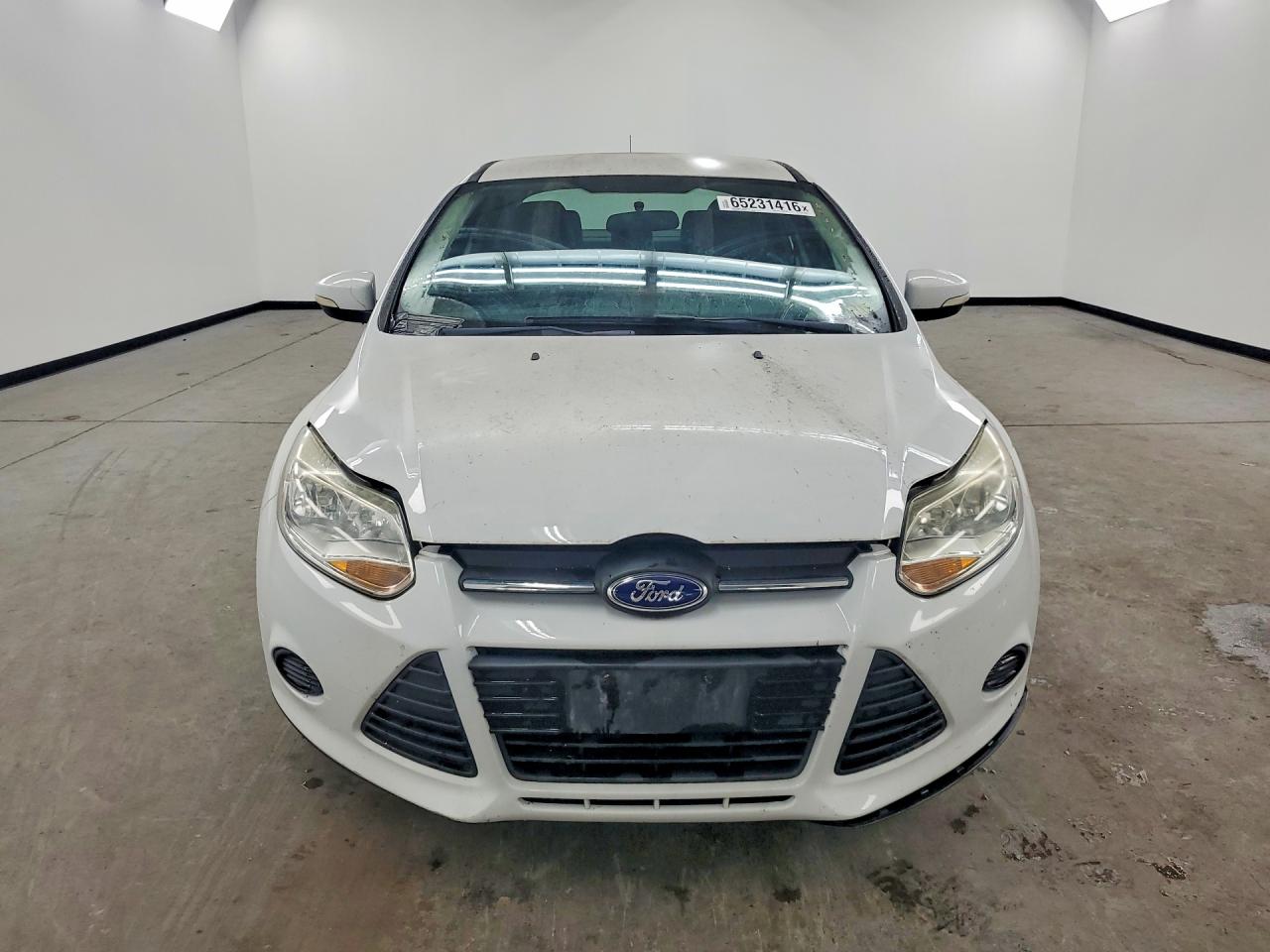 2014 Ford Focus Se White vin: 1FADP3F24EL427538
