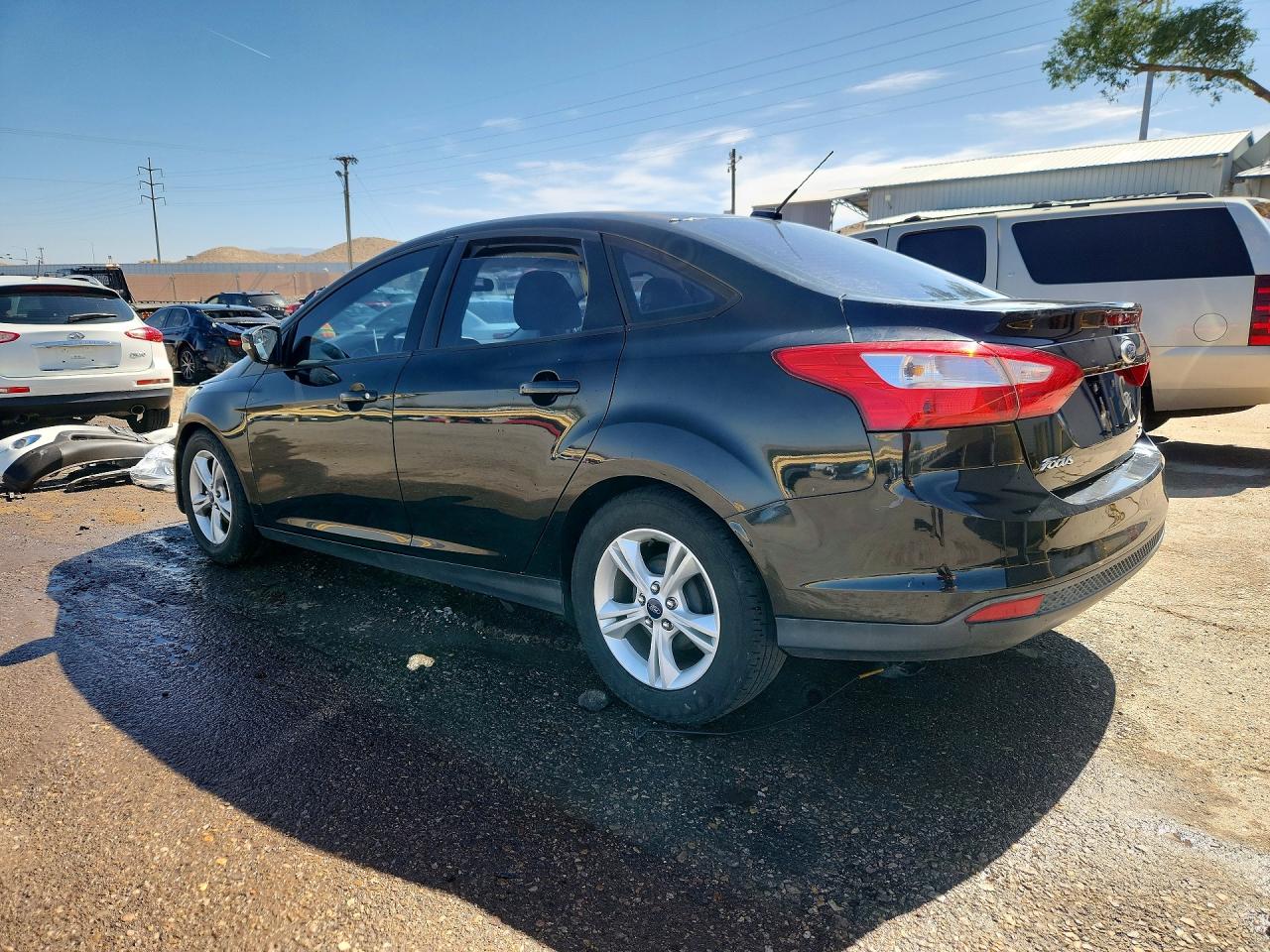 2014 Ford Focus Se Black vin: 1FADP3F24EL431489