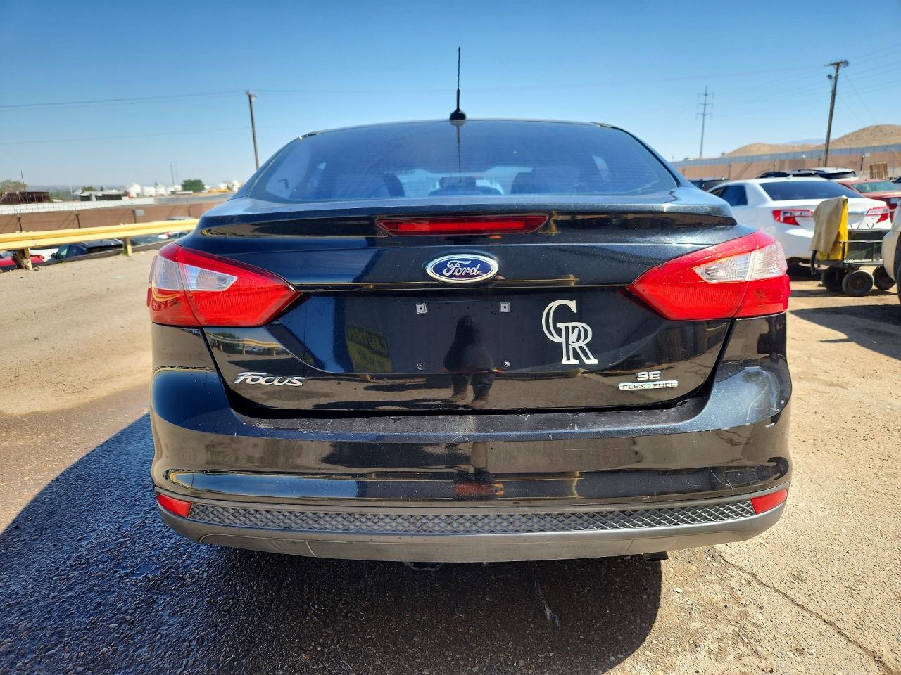 2014 Ford Focus Se Black vin: 1FADP3F24EL431489
