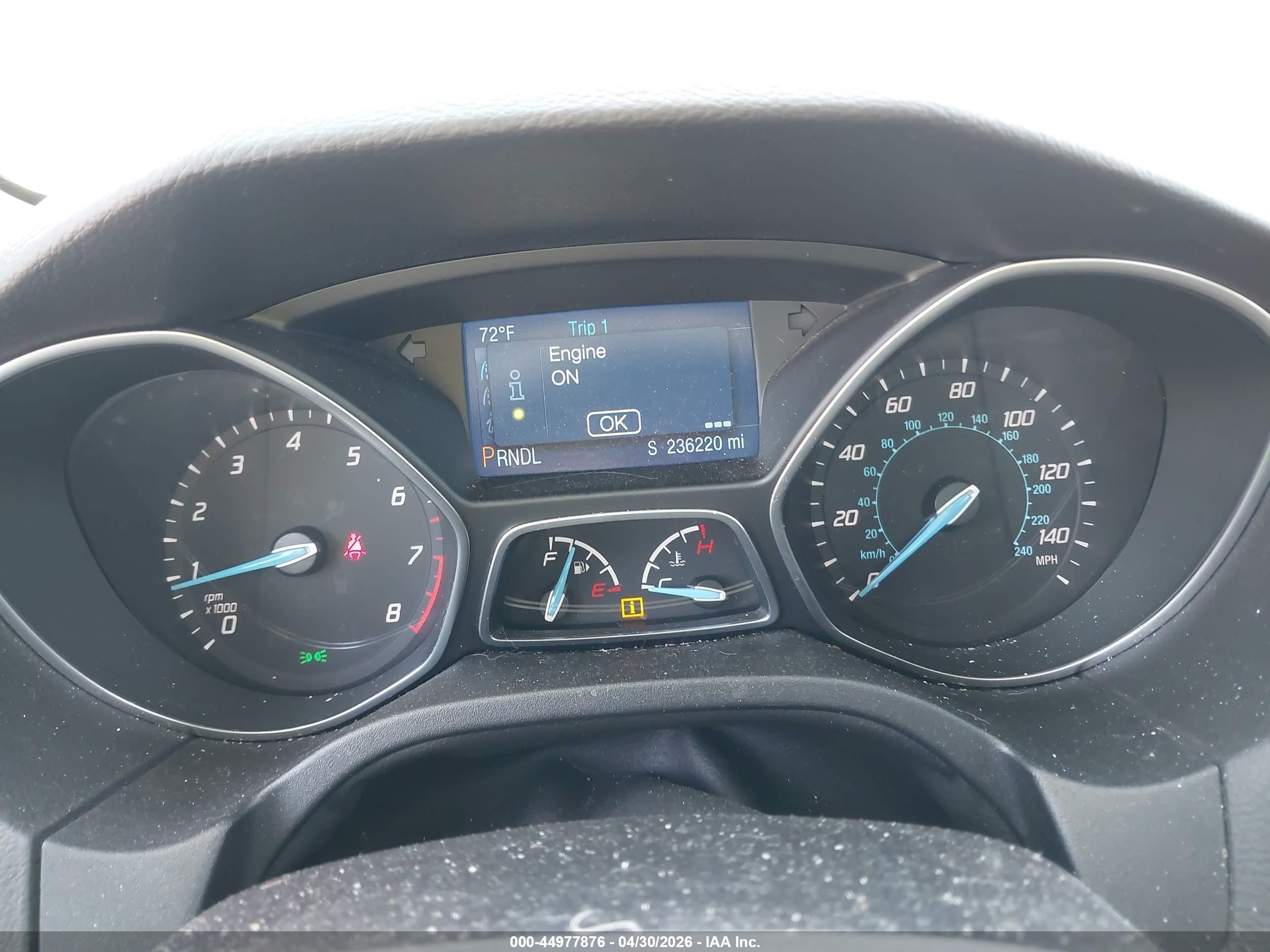 2014 Ford Focus Se Red vin: 1FADP3F24EL433257