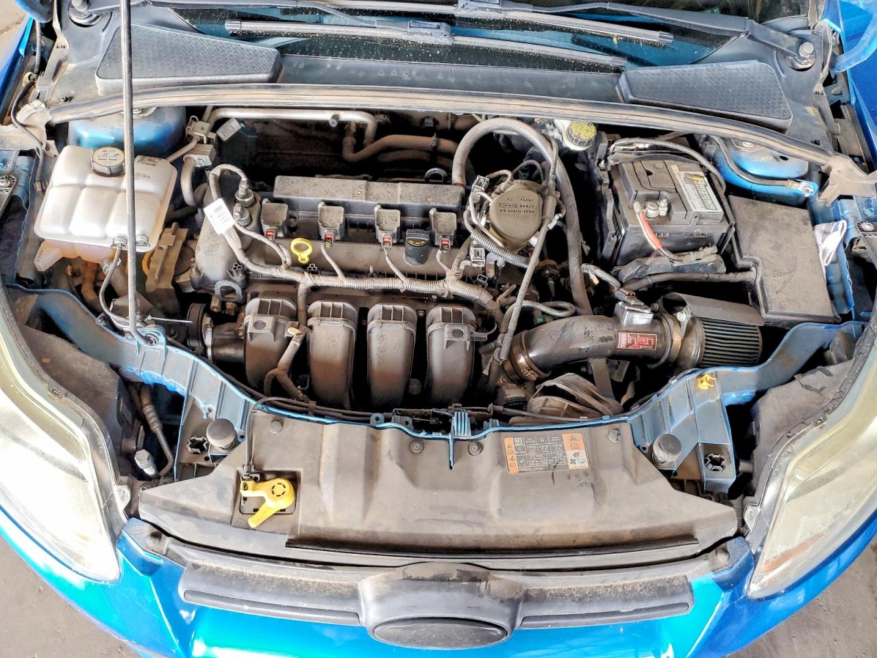 2014 Ford Focus Se Blue vin: 1FADP3F24EL442377