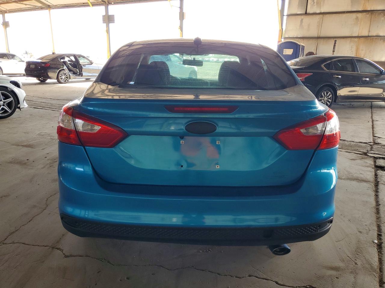 2014 Ford Focus Se Blue vin: 1FADP3F24EL442377