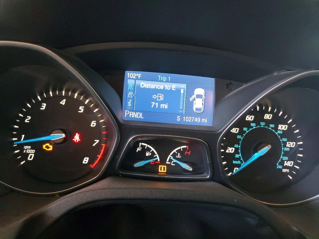 2014 Ford Focus Se Blue vin: 1FADP3F24EL442377