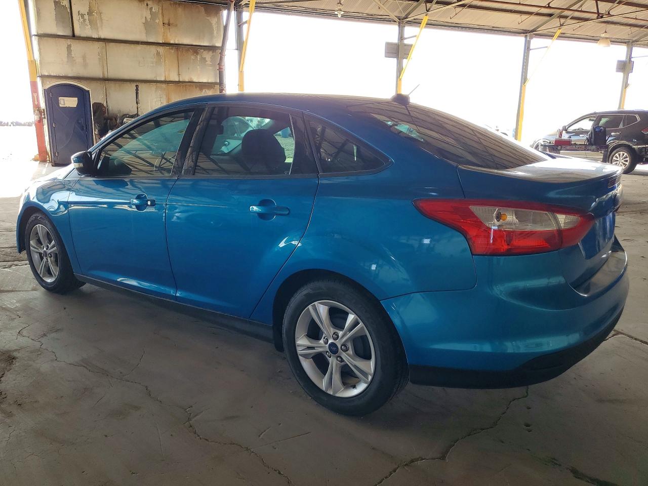 2014 Ford Focus Se Blue vin: 1FADP3F24EL442377