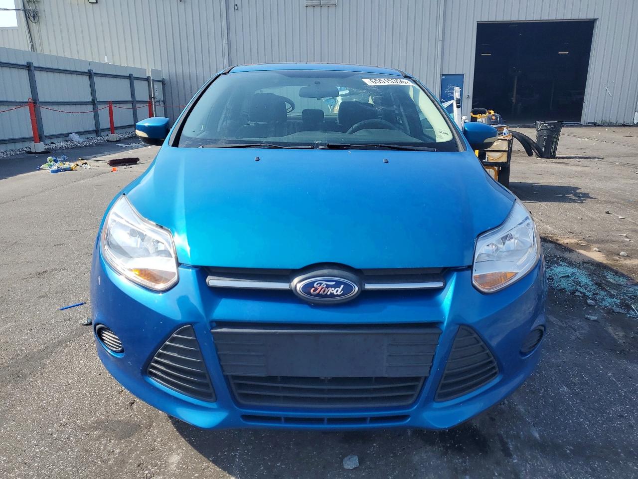 2014 Ford Focus Se Blue vin: 1FADP3F24EL447790