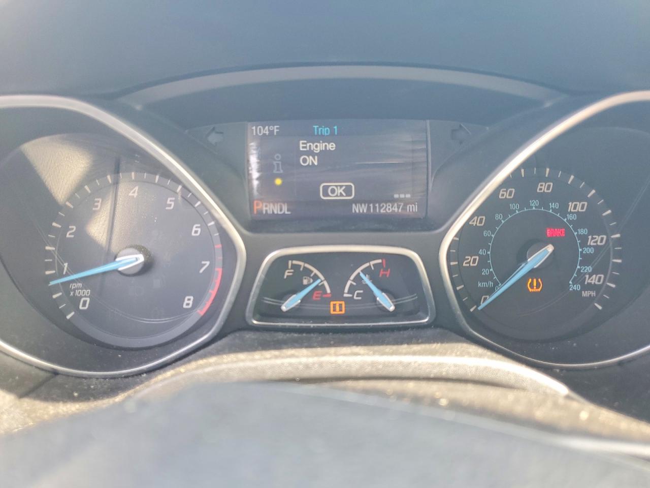 2014 Ford Focus Se Blue vin: 1FADP3F24EL447790