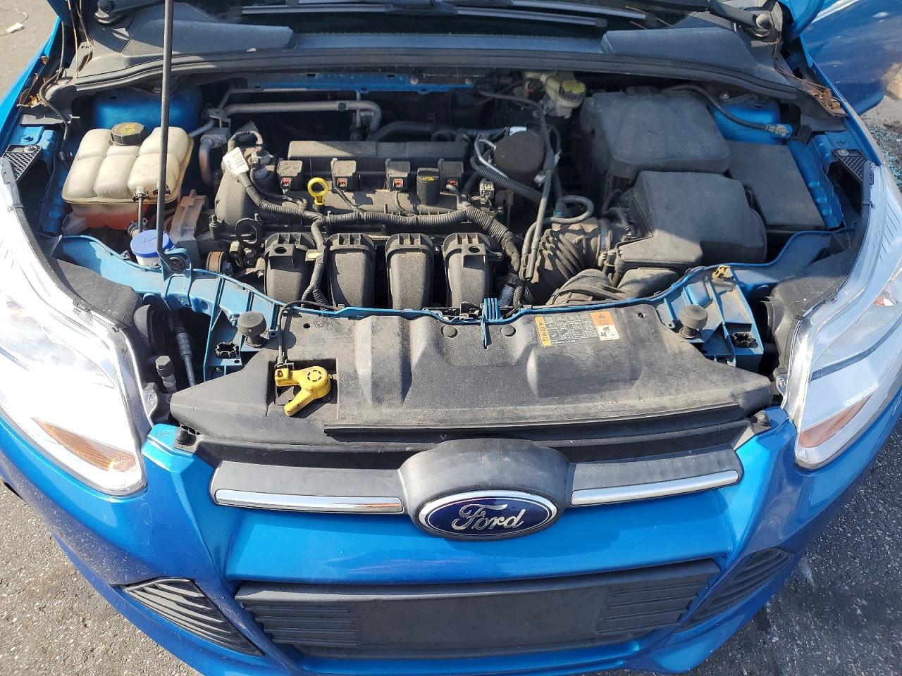 2014 Ford Focus Se Blue vin: 1FADP3F24EL447790