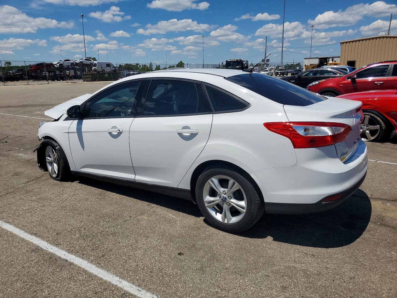 2014 Ford Focus Se White vin: 1FADP3F24EL448129