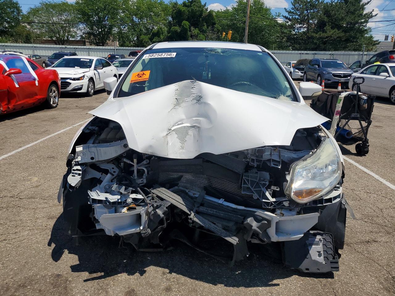2014 Ford Focus Se White vin: 1FADP3F24EL448129