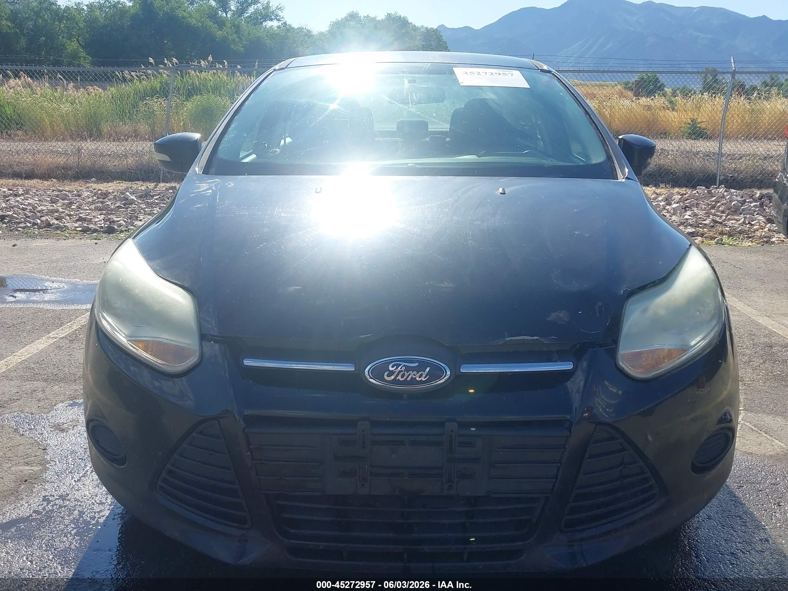 2014 Ford Focus Se Black vin: 1FADP3F24EL453217