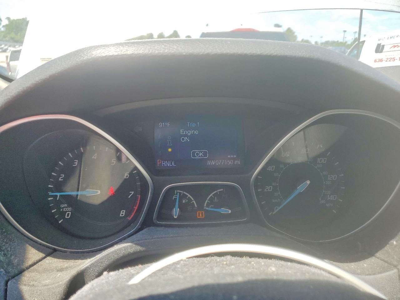 2014 Ford Focus Se Gray vin: 1FADP3F24EL460801