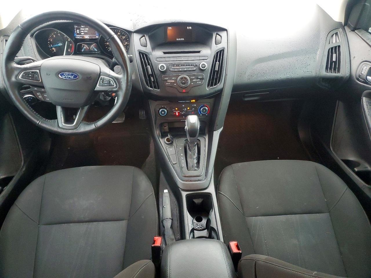 2015 Ford Focus Se White vin: 1FADP3F24FL208595