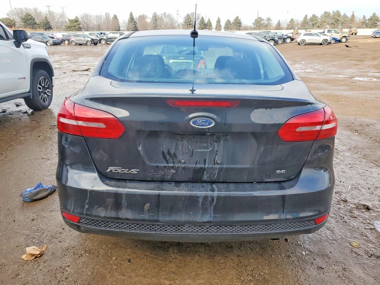 2015 Ford Focus Se Black vin: 1FADP3F24FL230189