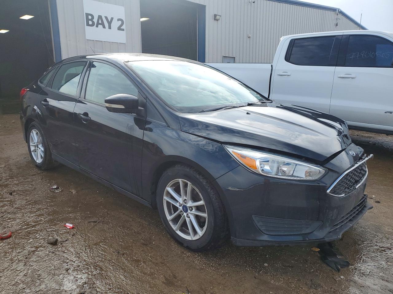 2015 Ford Focus Se Black vin: 1FADP3F24FL230189