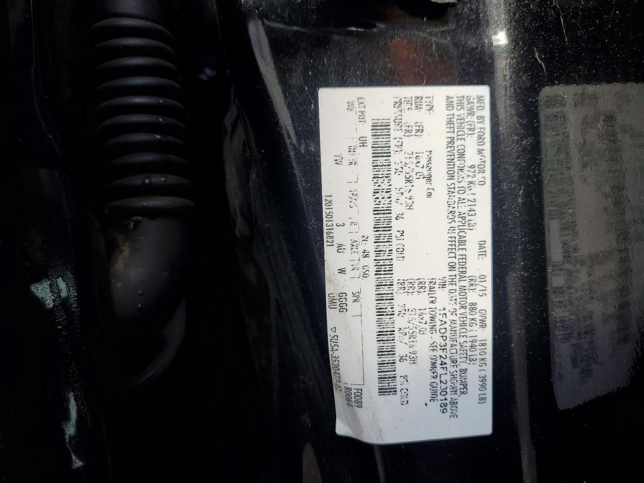 2015 Ford Focus Se Black vin: 1FADP3F24FL230189
