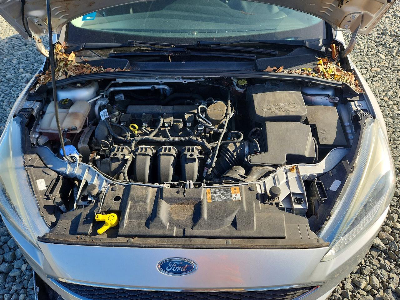 2015 Ford Focus Se Silver vin: 1FADP3F24FL232413