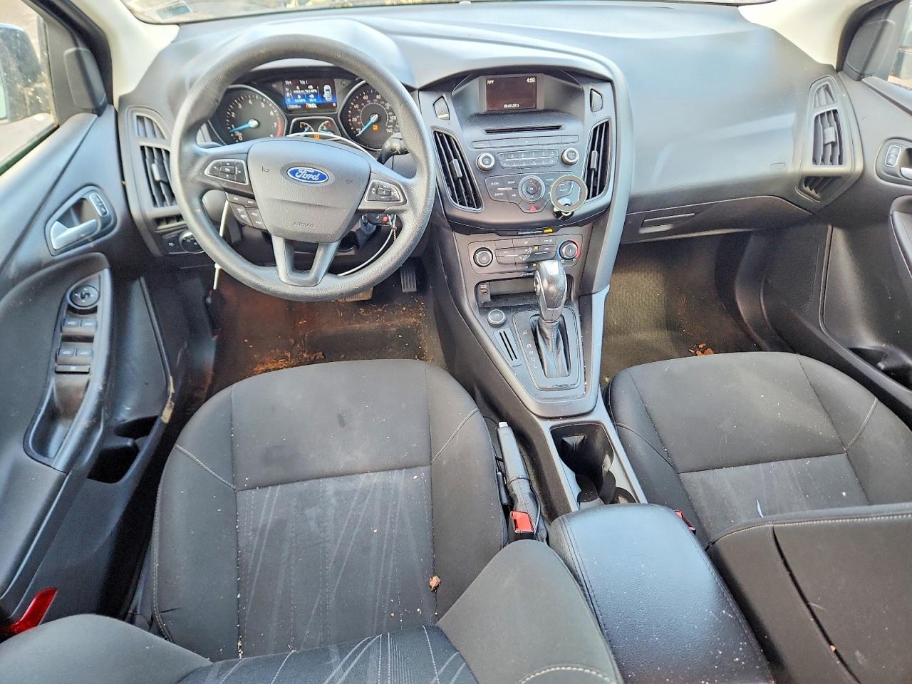 2015 Ford Focus Se Black vin: 1FADP3F24FL233996