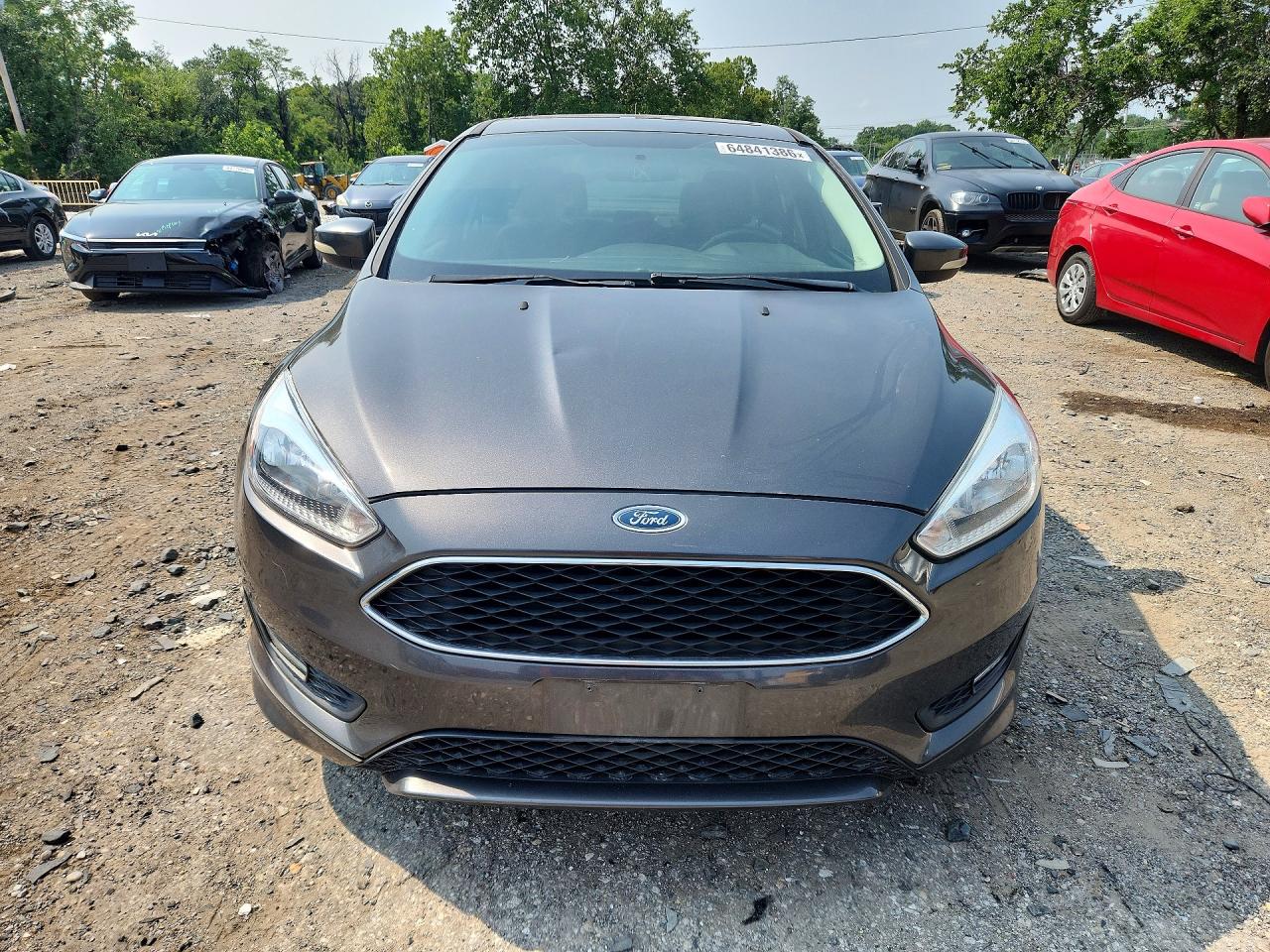2015 Ford Focus Se Серый vin: 1FADP3F24FL237885