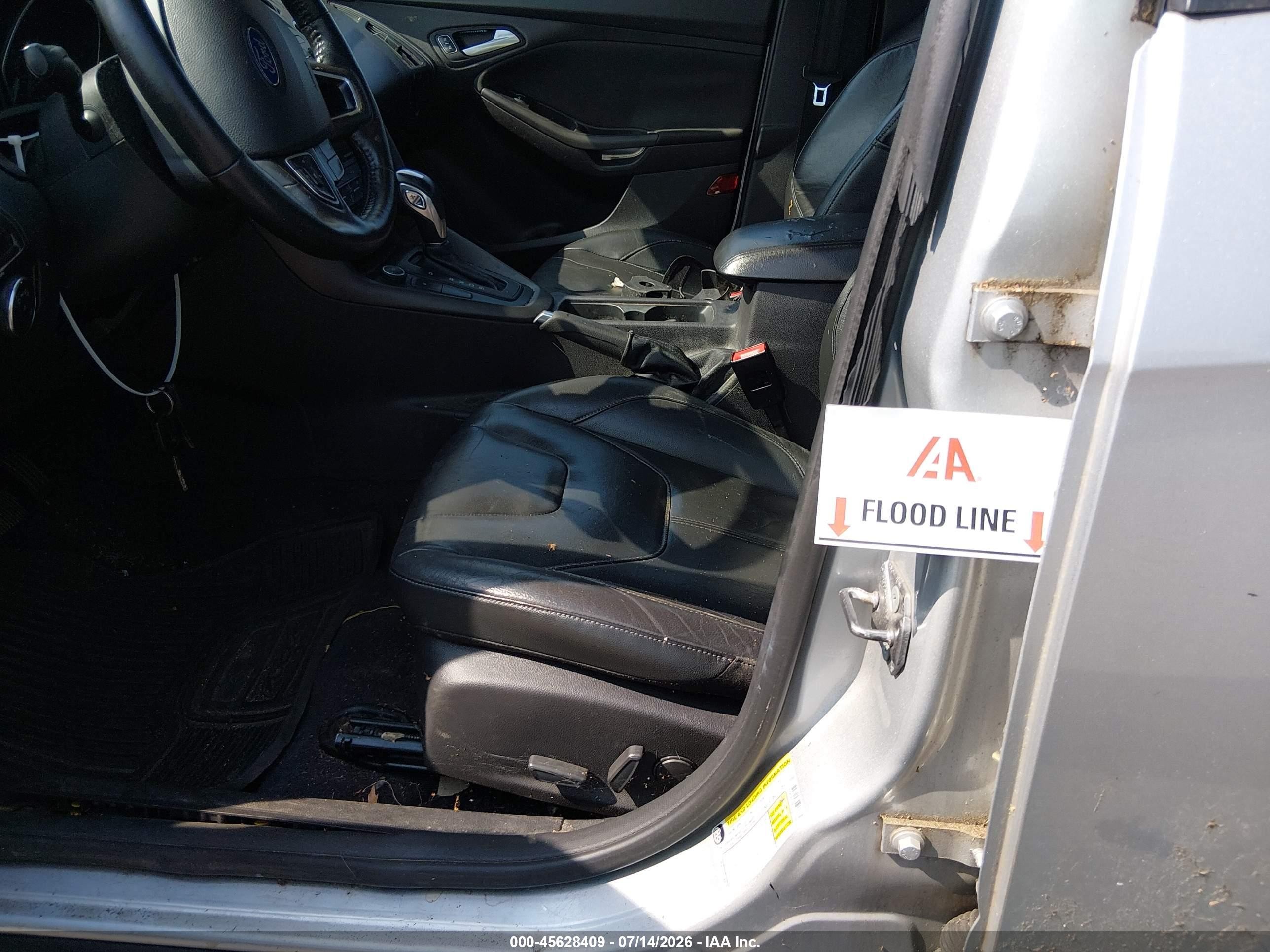 2015 Ford Focus Se Silver vin: 1FADP3F24FL267209