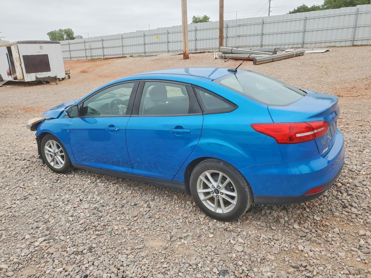 2015 Ford Focus Se Blue vin: 1FADP3F24FL274578