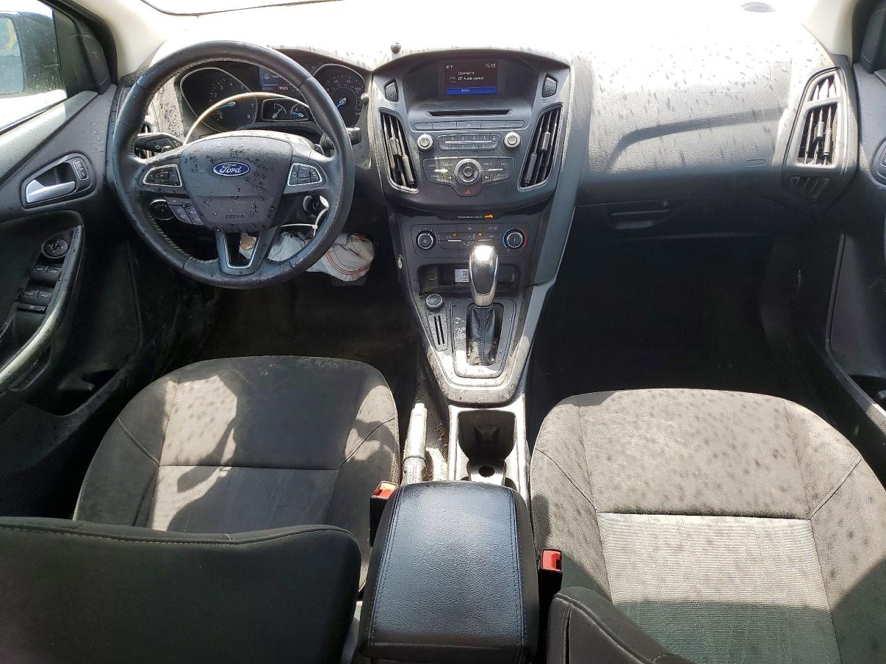 2015 Ford Focus Se Black vin: 1FADP3F24FL277707