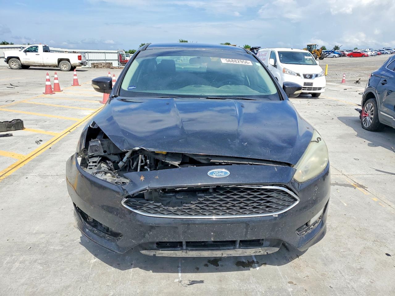 2015 Ford Focus Se Black vin: 1FADP3F24FL277707