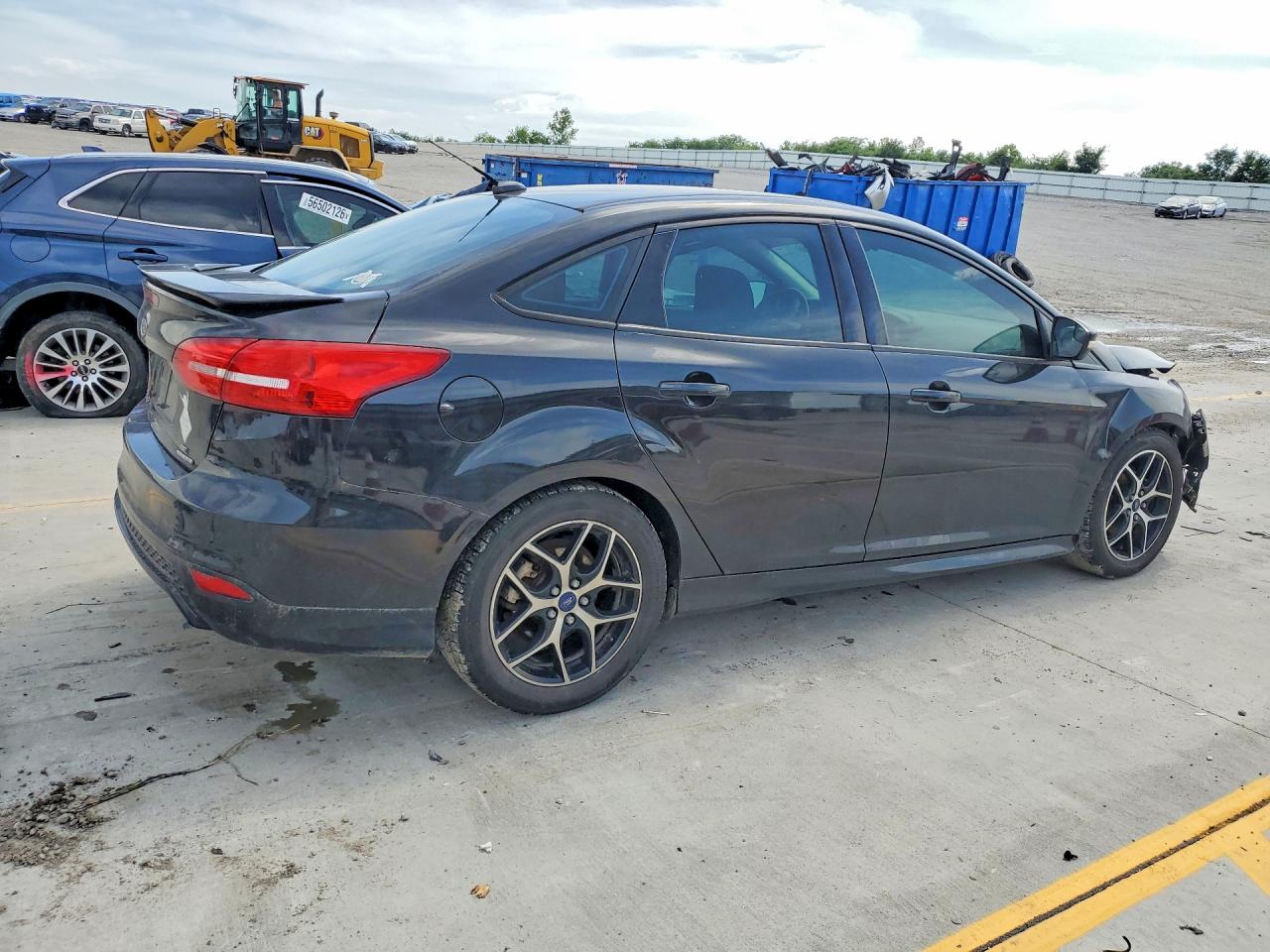 2015 Ford Focus Se Black vin: 1FADP3F24FL277707