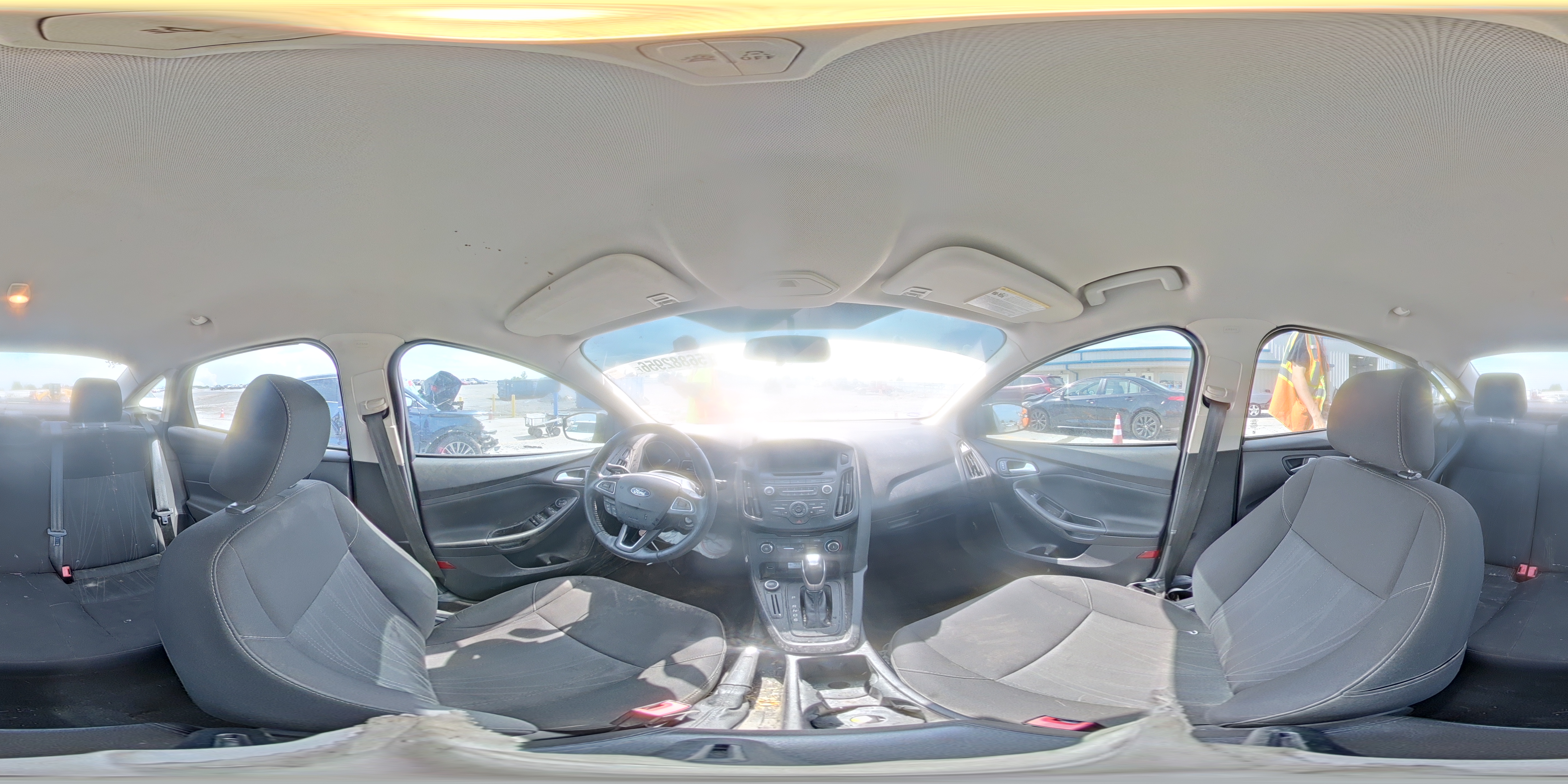 2015 Ford Focus Se Black vin: 1FADP3F24FL277707