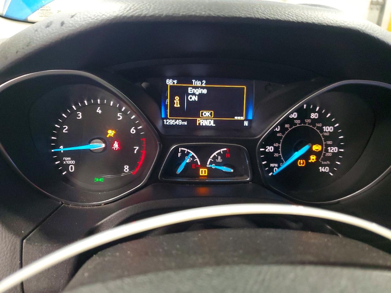 2015 Ford Focus Se Blue vin: 1FADP3F24FL294118