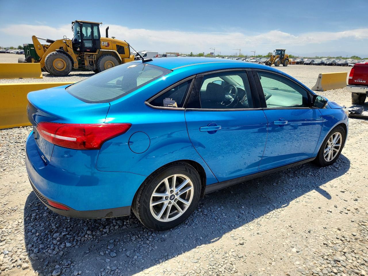 2015 Ford Focus Se Blue vin: 1FADP3F24FL312956