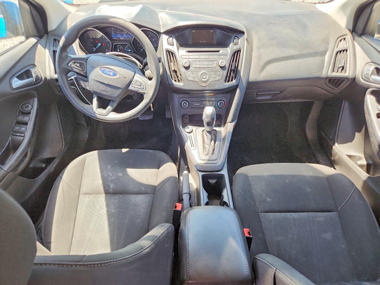 2015 Ford Focus Se Blue vin: 1FADP3F24FL312956
