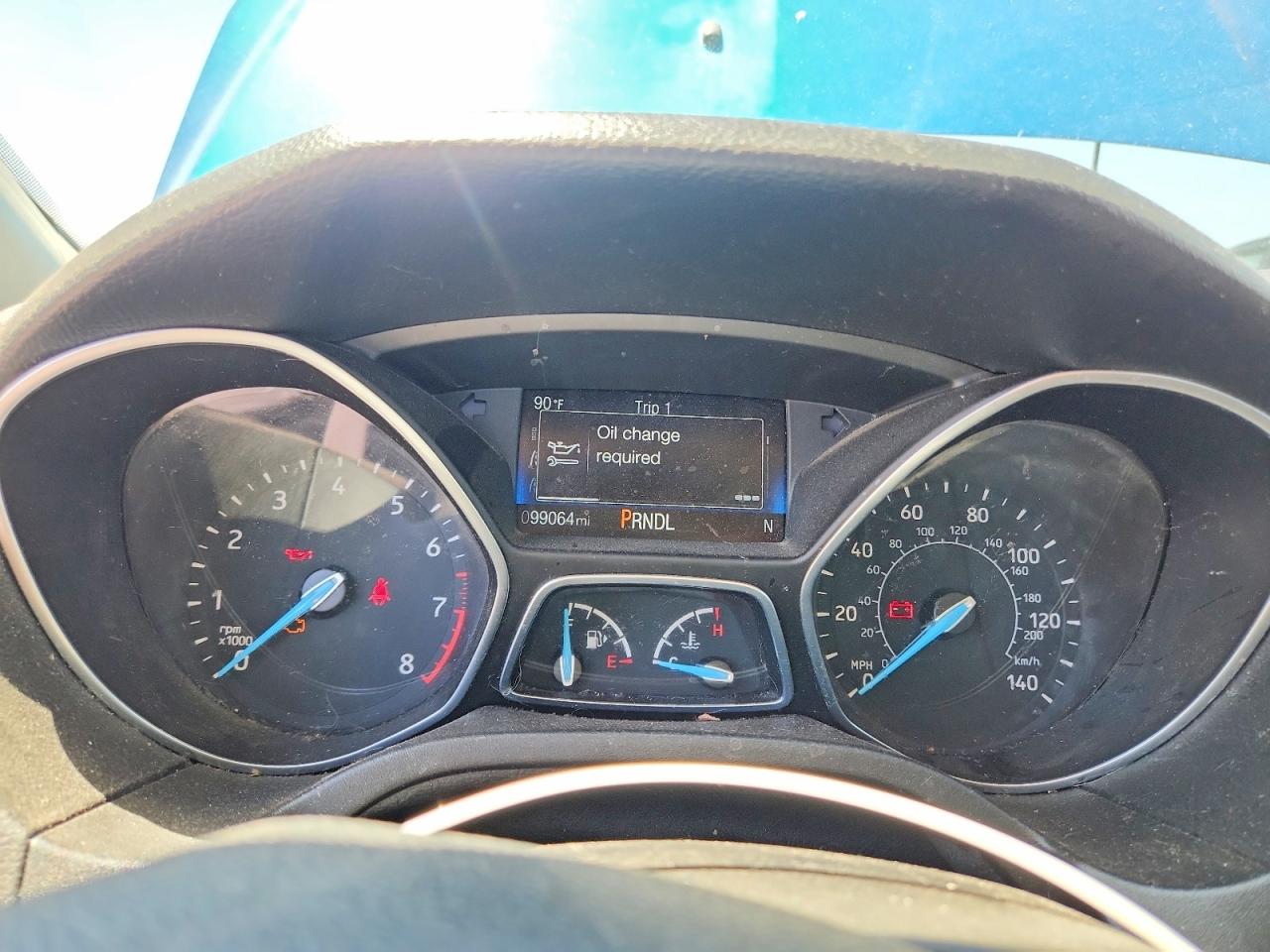 2015 Ford Focus Se Blue vin: 1FADP3F24FL312956