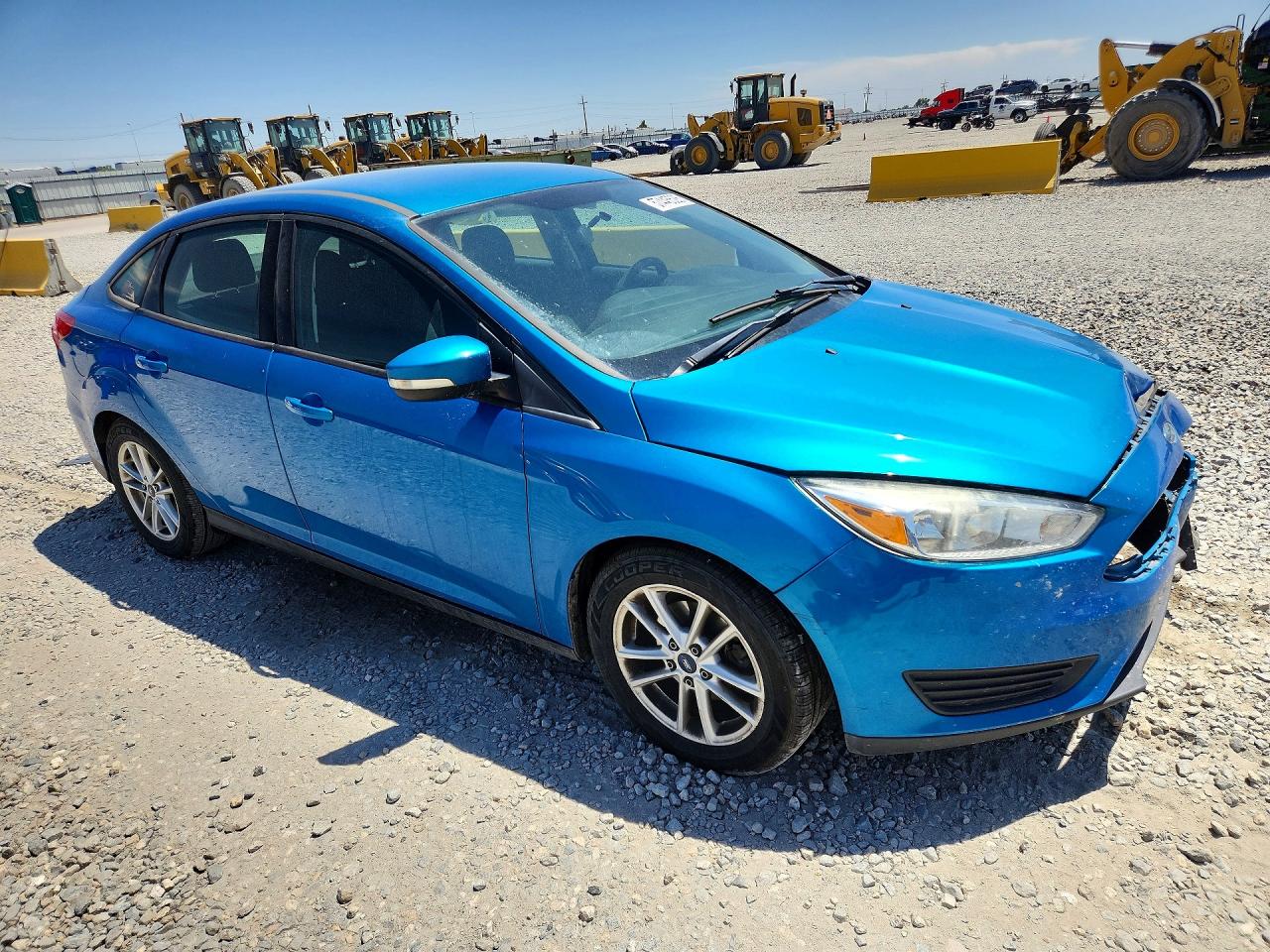 2015 Ford Focus Se Blue vin: 1FADP3F24FL312956