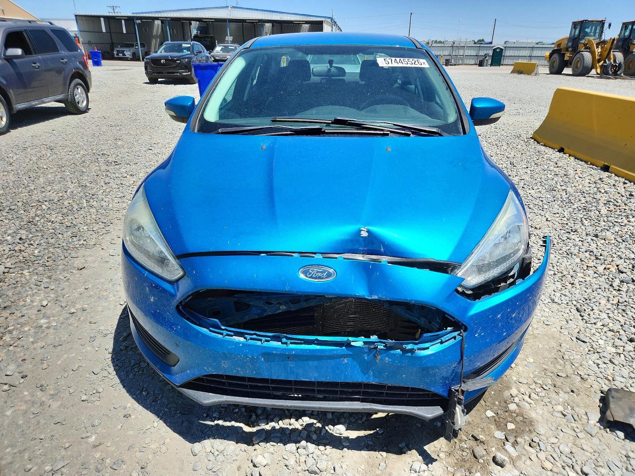 2015 Ford Focus Se Blue vin: 1FADP3F24FL312956