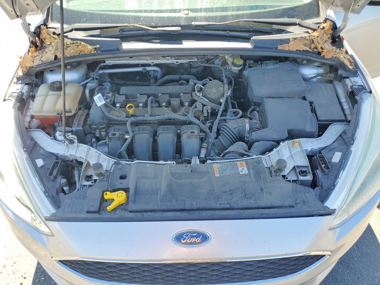 2015 Ford Focus Se Silver vin: 1FADP3F24FL316666
