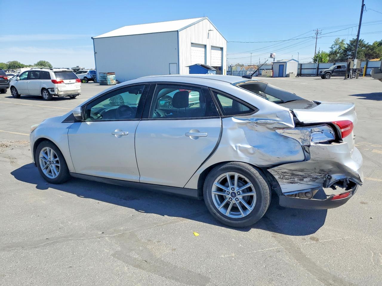 2015 Ford Focus Se Silver vin: 1FADP3F24FL316666