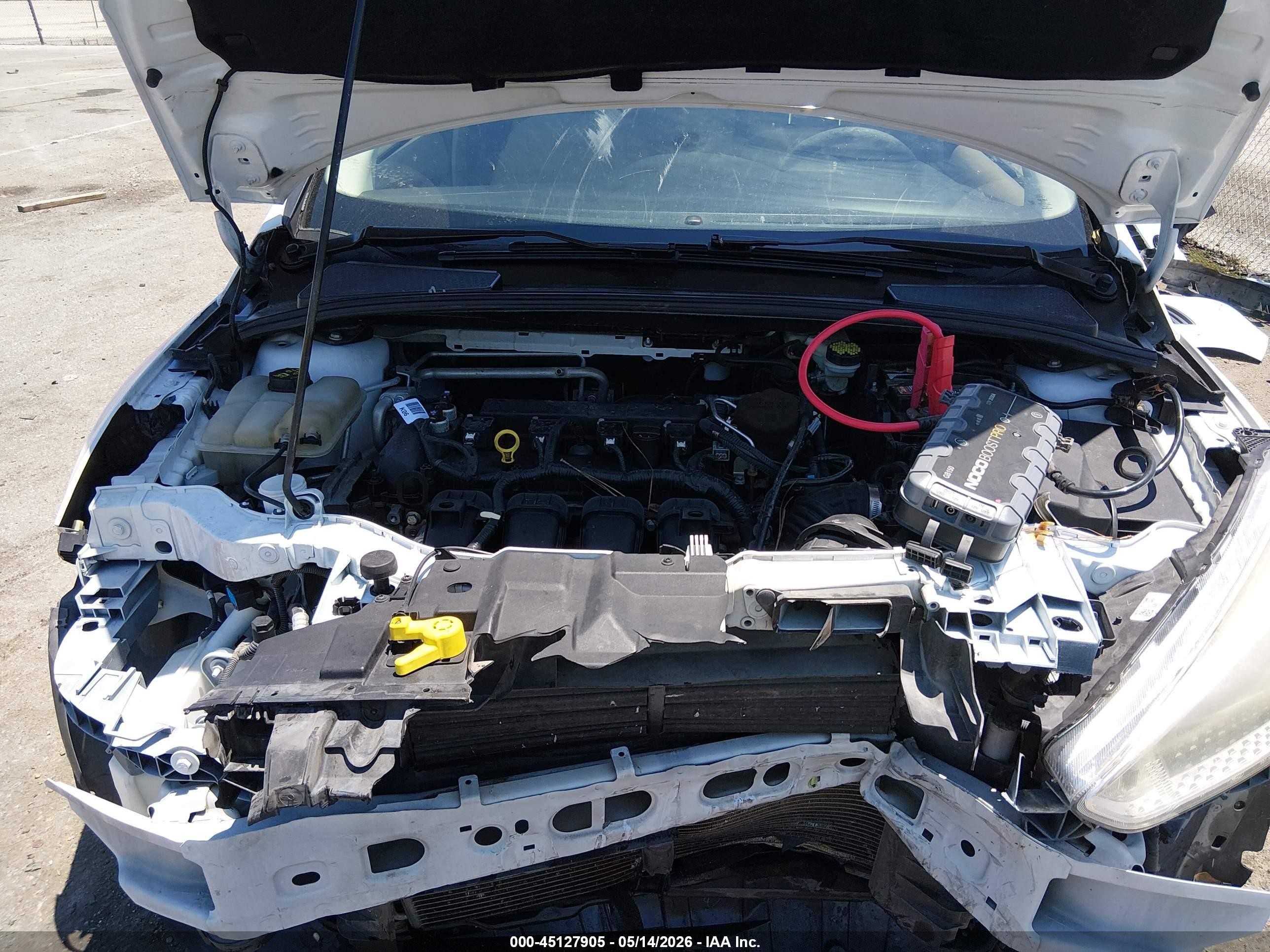 2015 Ford Focus Se White vin: 1FADP3F24FL318868