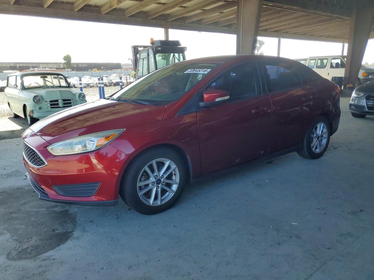 2015 Ford Focus Se Red vin: 1FADP3F24FL327442