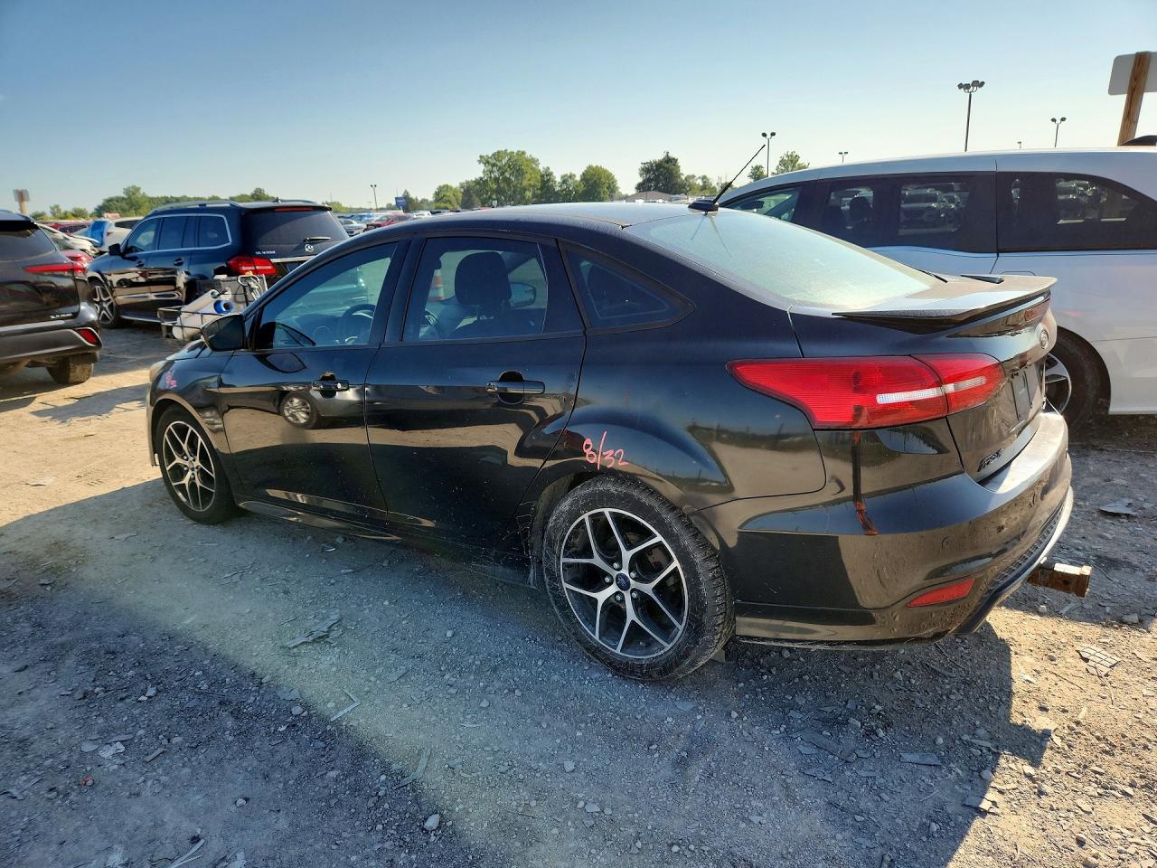 2015 Ford Focus Se Black vin: 1FADP3F24FL340627